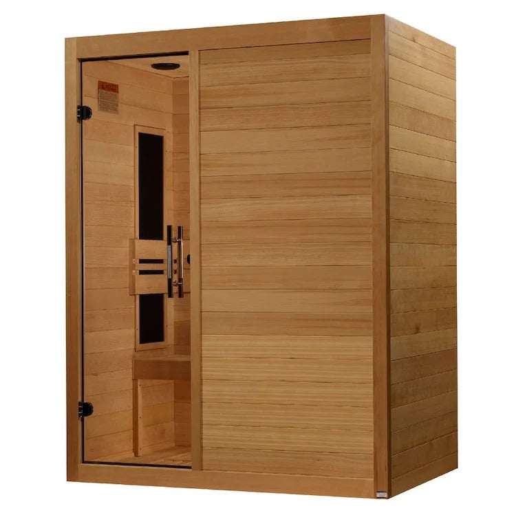 Maxxus S-Line Ultra Low EMF FAR Infrared Sauna Canadian Hemlock | MX-S306-01-ULEMF (Elite)