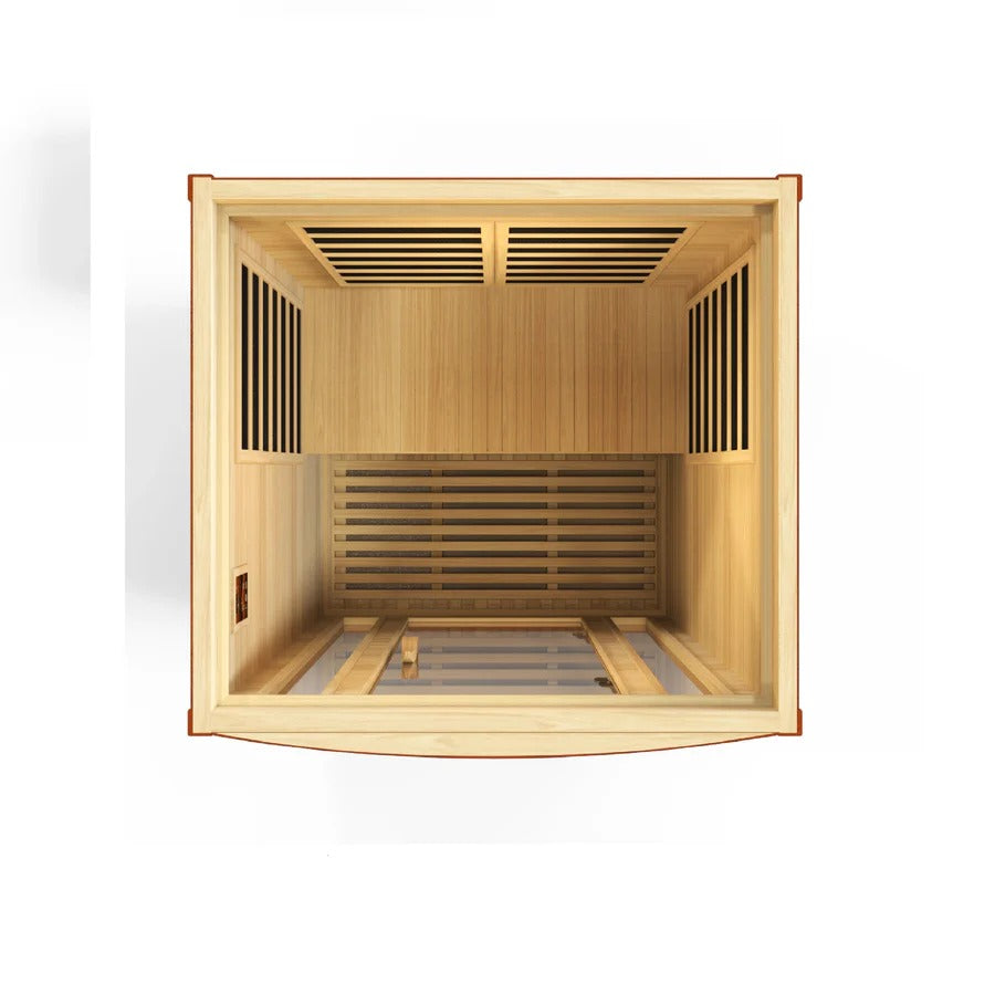 Dynamic San Marino 2-Person Low EMF FAR Infrared Sauna | DYN-6206-01