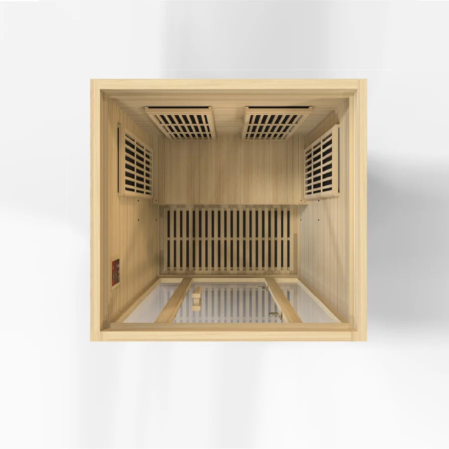 Maxxus Seattle 2 Person Low Emf Far Infrared Sauna Canadian Hemlock MX-J206-01