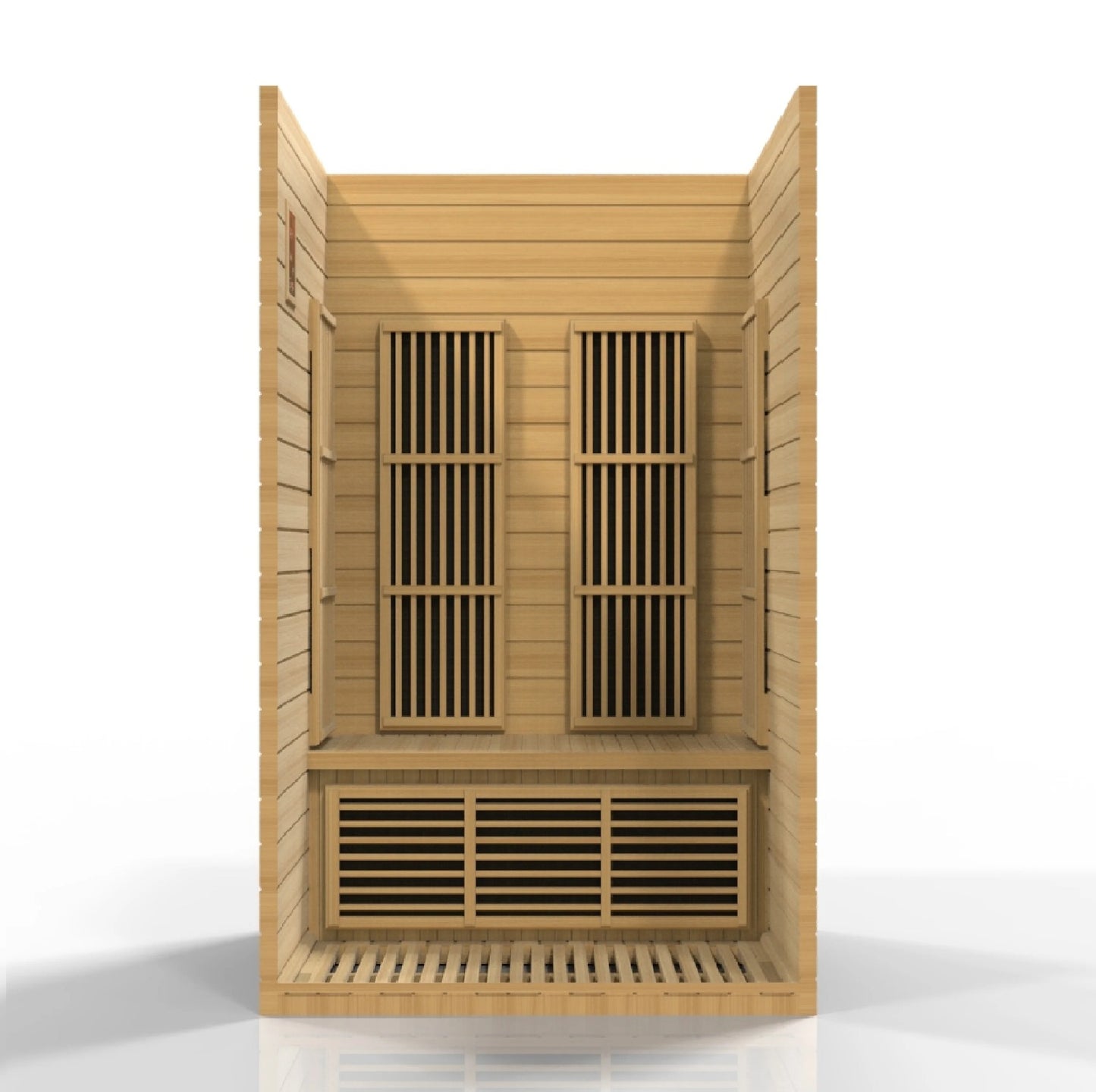 Maxxus Seattle 2 Person Low Emf Far Infrared Sauna Canadian Hemlock MX-J206-01