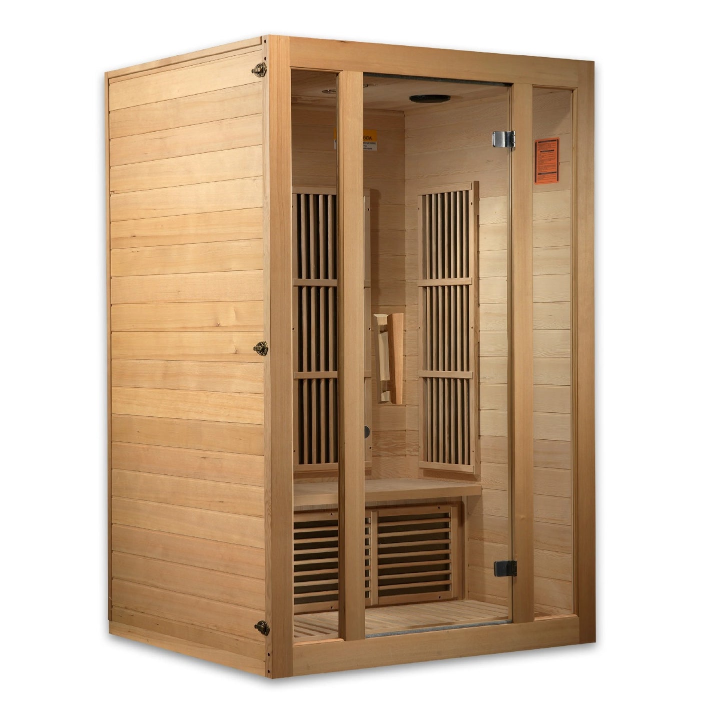 Maxxus Seattle 2 Person Low Emf Far Infrared Sauna Canadian Hemlock MX-J206-01