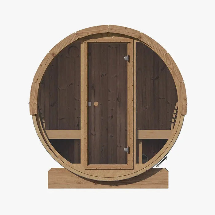 SaunaLife 4 Person E7G ERGO Series Barrel Sauna Saunalife