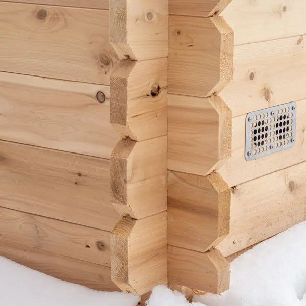 Dundalk Leisurecraft Sauna Canadian Timber 2-3 Person Granby Cabin Sauna | CTC66E Leisurecraft