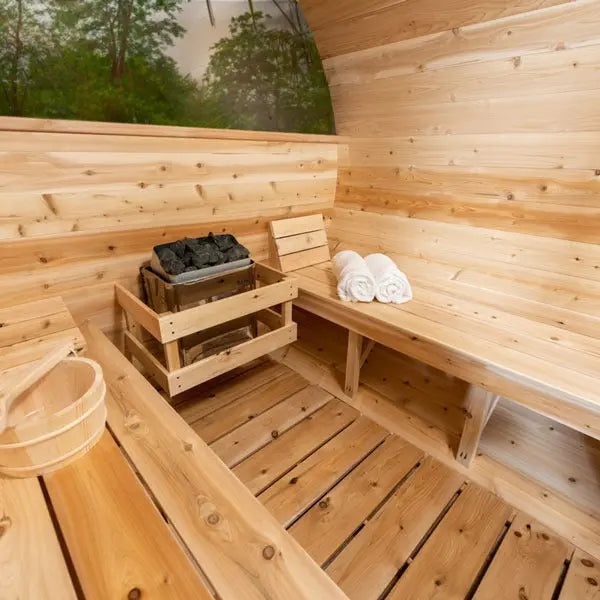Dundalk Leisurecraft Sauna Tranquility MP Barrel 4-5 people Sauna | CTC2345MPE Leisurecraft