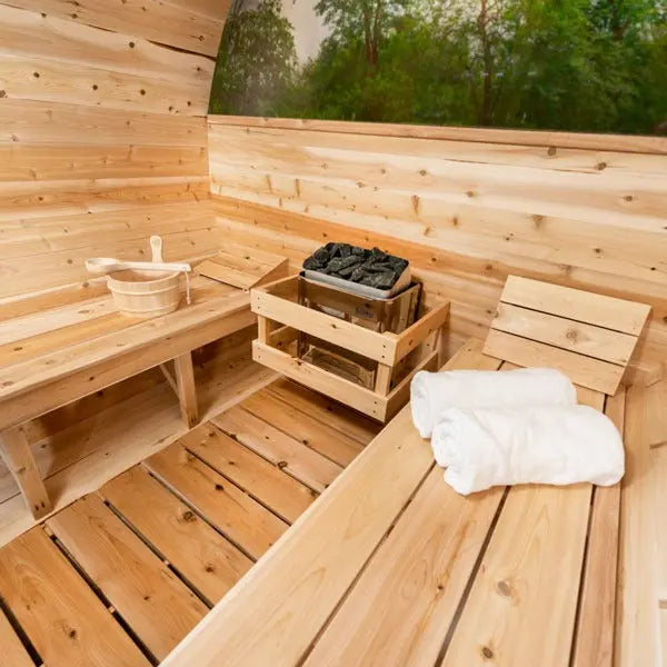 Dundalk Leisurecraft Sauna Tranquility MP Barrel 4-5 people Sauna | CTC2345MPE Leisurecraft