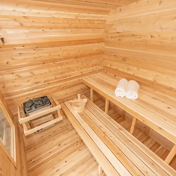 Dundalk Leisurecraft Canadian Timber 2-4 Person Luna Sauna | CTC22LU Leisurecraft