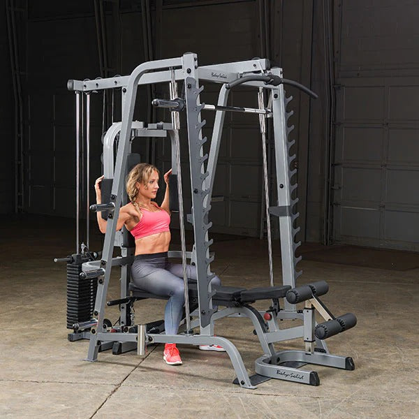 Body Solid Series 7 Smith Machine Home Gym - GS348BP4B Body Solid