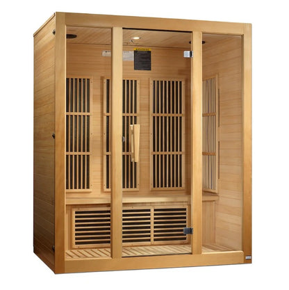 Maxxus Bellevue 3-Person Near Zero EMF FAR Infrared Sauna | MX-J306-01-ZF
