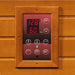 Dynamic Santiago 2-person Low EMF FAR Infrared Sauna | DYN-6209-01 Golden Designs
