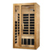 Dynamic Gracia Elite 1-2 Person Ultra Low EMF FAR Infrared Sauna Golden Designs