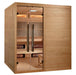 Golden Designs 2025 Toledo 6 Per Hybrid Sauna (Indoor) Full Spectrum and Harvia Traditional Stove | GDI-8360-01 Golden Designs