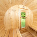 Dundalk Leisurecraft CT Harmony Barrel Cedar Traditional Steam 3-4 Person Sauna, Outdoor/Indoor | CTC22E Leisurecraft