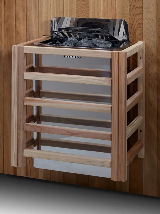 Golden Designs 2025 Toledo 6 Per Hybrid Sauna (Indoor) Full Spectrum and Harvia Traditional Stove | GDI-8360-01 Golden Designs