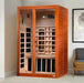 Dynamic Santiago 2-Person Full Spectrum Near Zero EMF FAR Infrared Sauna | DYN-6209-03 FS Golden Designs
