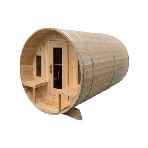Dundalk Leisurecraft Sauna CT Tranquility Barrel 6-8 Person Sauna | CTC2345E Leisurecraft