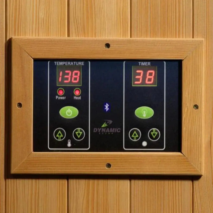 Dynamic Gracia 1-2-person Low EMF FAR Infrared Sauna | DYN-6119-01 Golden Designs