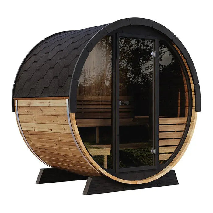 SaunaLife 2-4 Person EE6G ERGO Elegance Series Barrel Sauna Saunalife