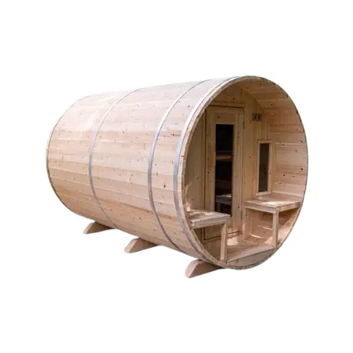 Dundalk Leisurecraft Sauna CT Tranquility Barrel 6-8 Person Sauna | CTC2345E Leisurecraft