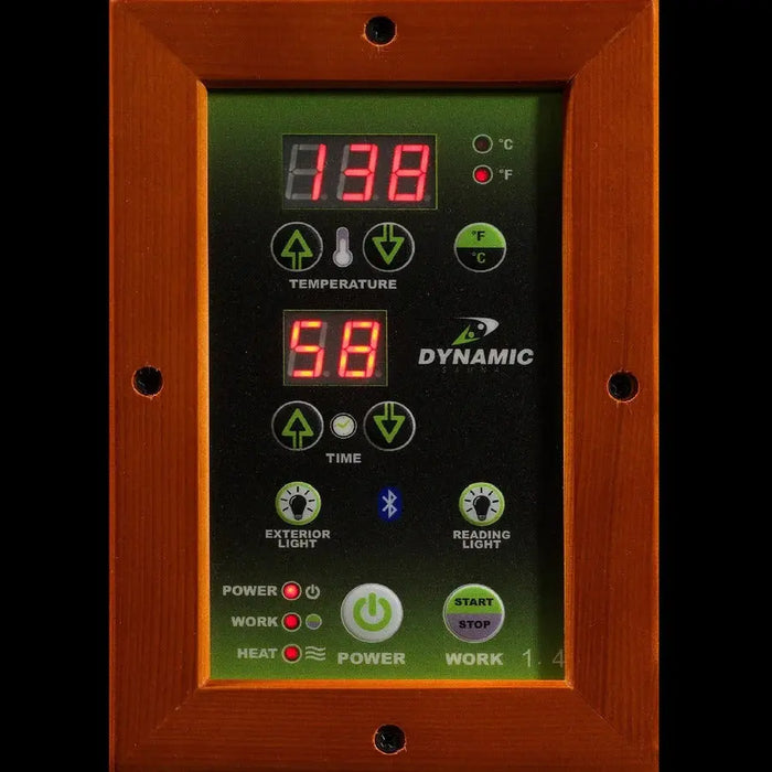 Dynamic Lugano 3-Person Ultra Low EMF FAR Infrared Sauna | DYN-6336-02 Elite Golden Designs