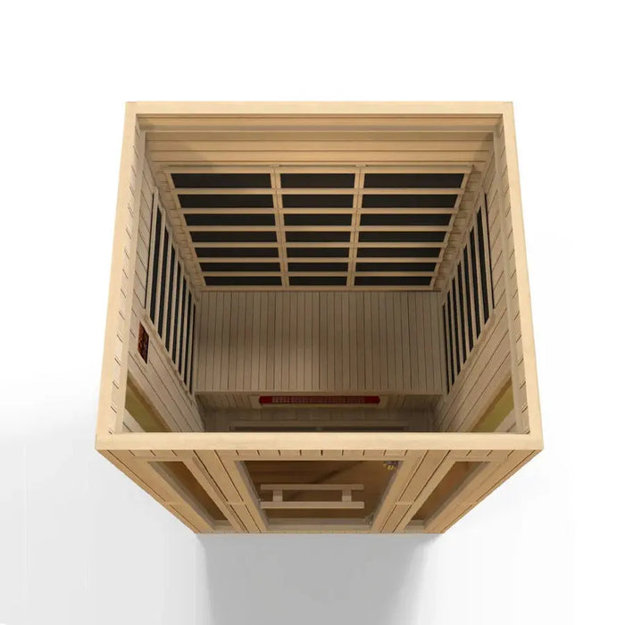 Maxxus Trinity Dual Tech 3 Person Low EMF FAR Infrared Sauna Canadian Hemlock | MX-LS3-01 Golden Designs