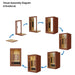 Golden Designs Cardoba 2 Person Full Spectrum Infrared Sauna | DYN-6203-02 FS Golden Designs