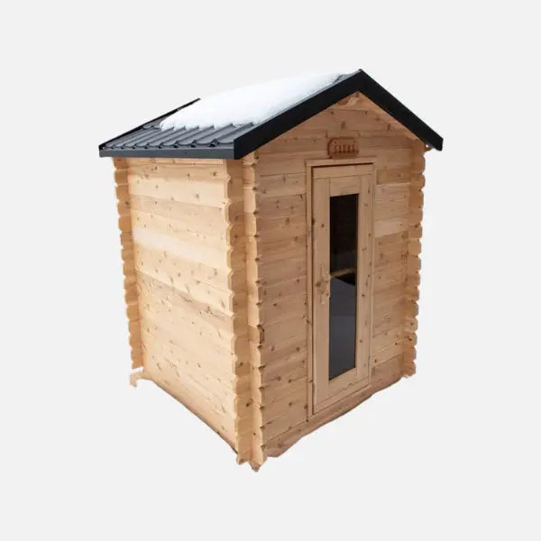 Dundalk Leisurecraft Sauna Canadian Timber 2-3 Person Granby Cabin Sauna | CTC66E Leisurecraft