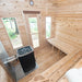 Dundalk Leisurecraft CT Georgian Cabin Cedar Traditional Steam Sauna, Outdoor/Indoor | CTC88E Leisurecraft