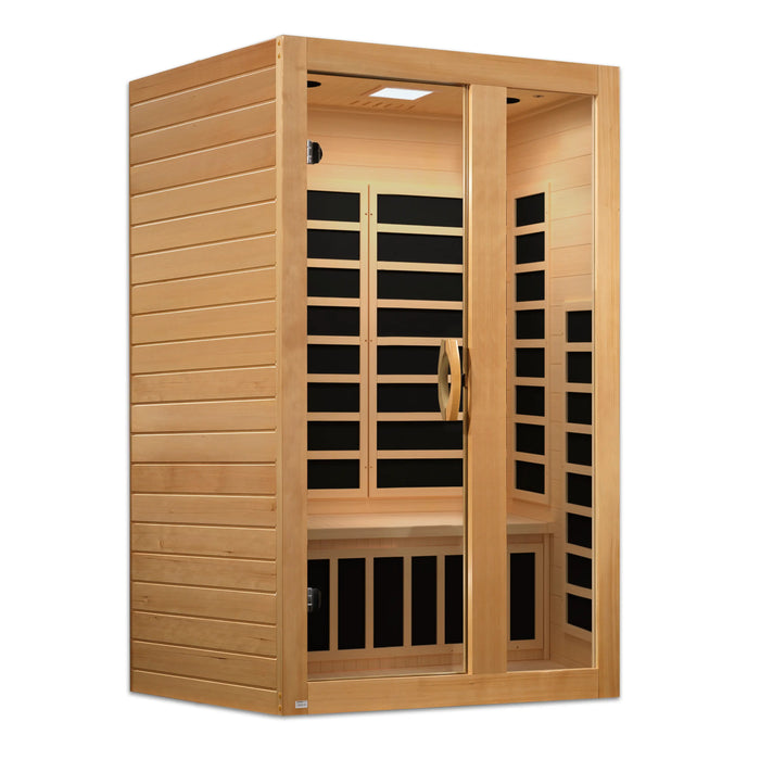 Dynamic Serena 2 Person Low EMF FAR Infrared Sauna | DYN-6229-01 Golden Designs