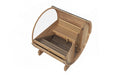 SaunaLife 4 Person E7W ERGO Series Barrel Sauna Saunalife