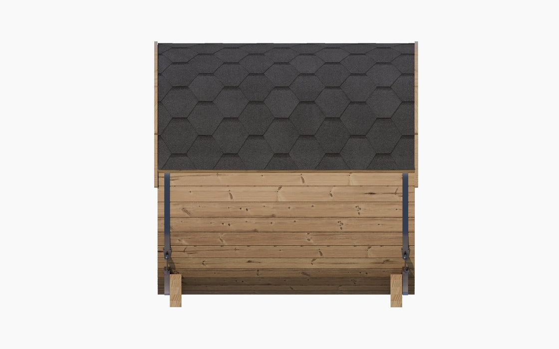 SaunaLife 4 Person E7W ERGO Series Barrel Sauna Saunalife