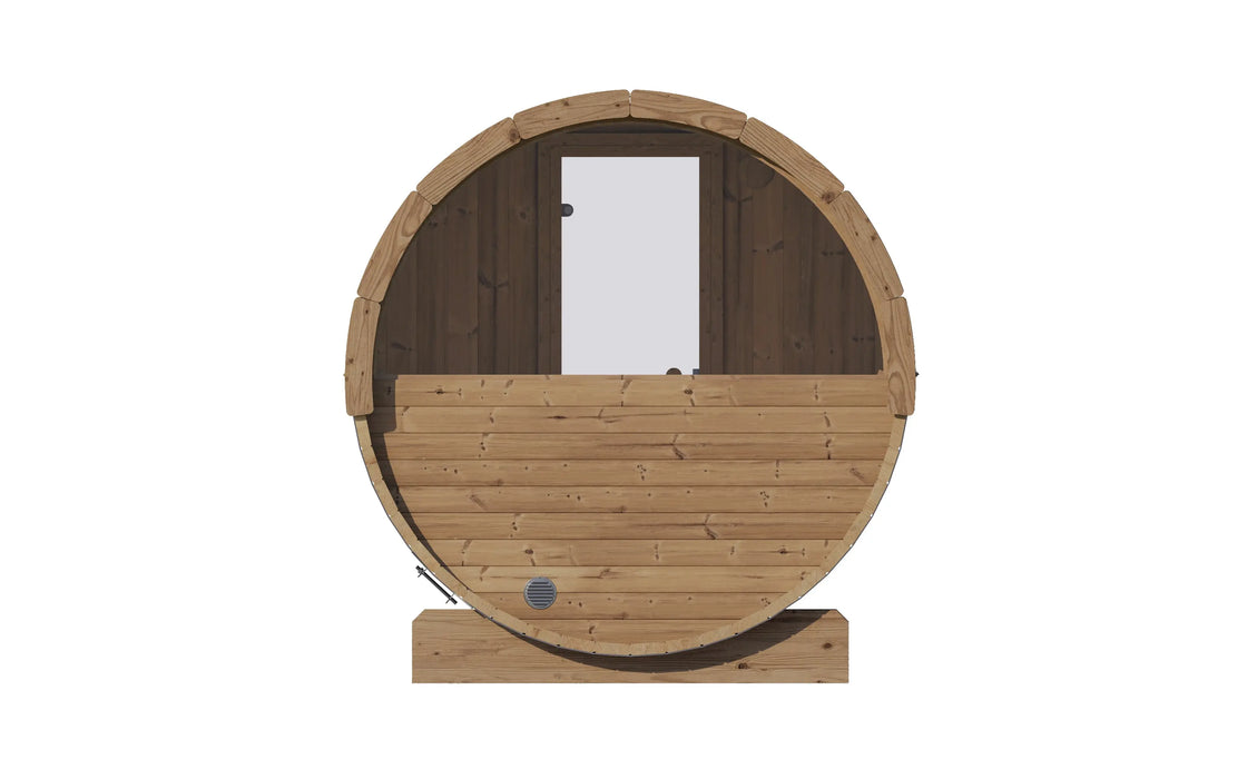 SaunaLife 4 Person E7W ERGO Series Barrel Sauna Saunalife