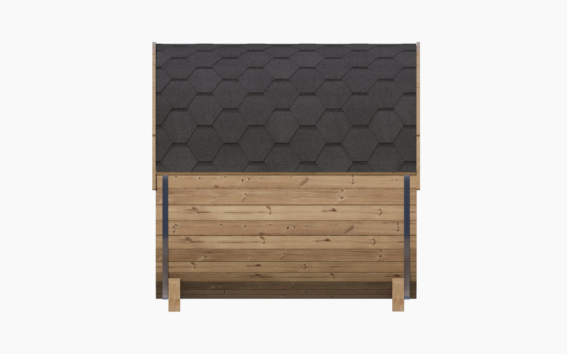 SaunaLife 4 Person E7W ERGO Series Barrel Sauna Saunalife