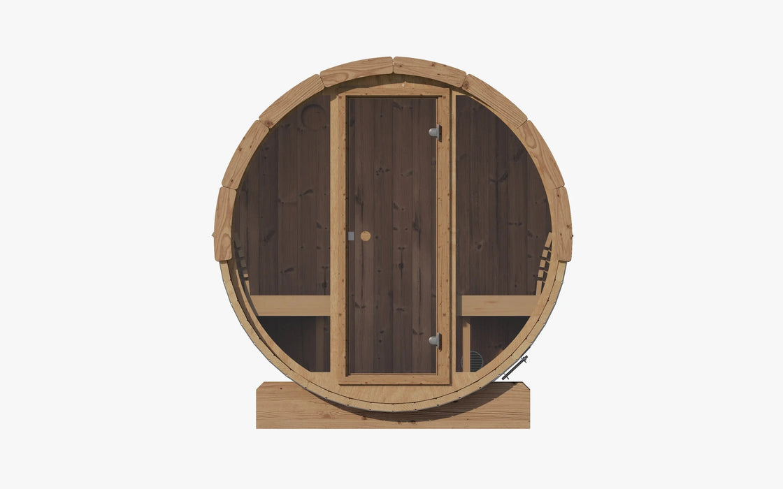 SaunaLife 6 Person E8G ERGO Series Barrel Sauna Saunalife