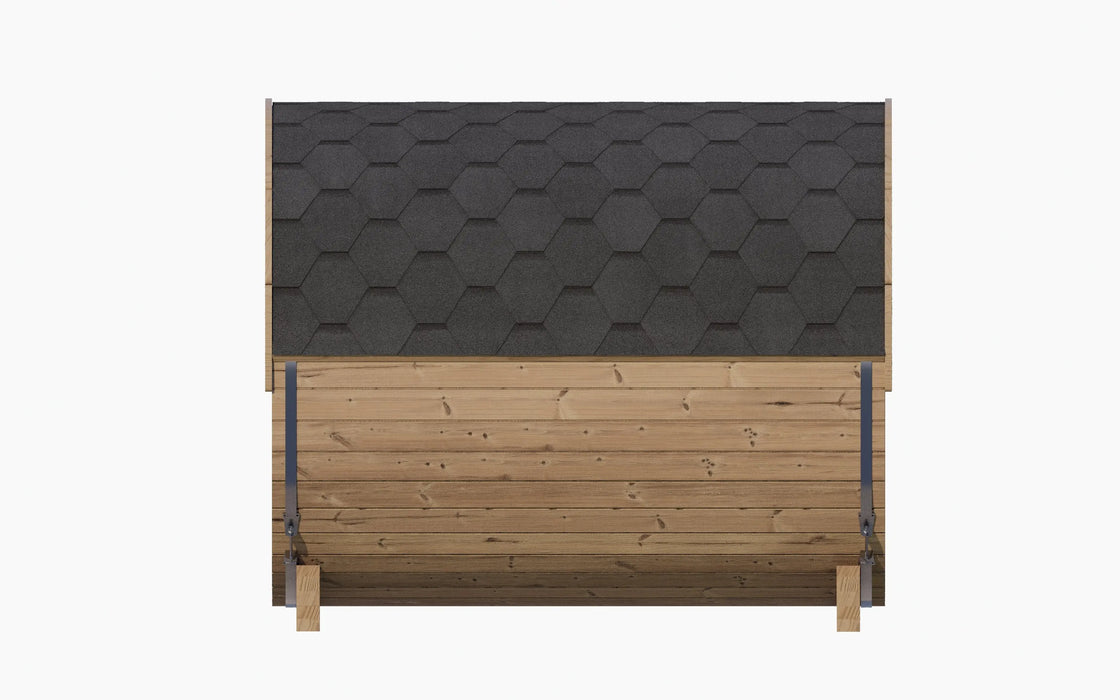 SaunaLife 6-Person E8W ERGO Series Barrel Sauna Saunalife