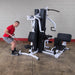 Body Solid EXM3000LPS - Multi-Station All in One Home Gym Machine Complete With 210lb Weight Stacks Body Solid