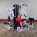 Body Solid EXM3000LPS - Multi-Station All in One Home Gym Machine Complete With 210lb Weight Stacks Body Solid