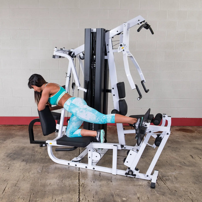 Body Solid EXM3000LPS - Multi-Station All in One Home Gym Machine Complete With 210lb Weight Stacks Body Solid