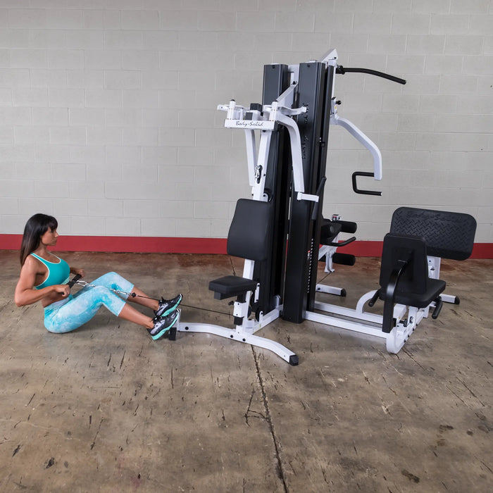 Body Solid EXM3000LPS - Multi-Station All in One Home Gym Machine Complete With 210lb Weight Stacks Body Solid