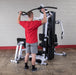 Body Solid EXM3000LPS - Multi-Station All in One Home Gym Machine Complete With 210lb Weight Stacks Body Solid