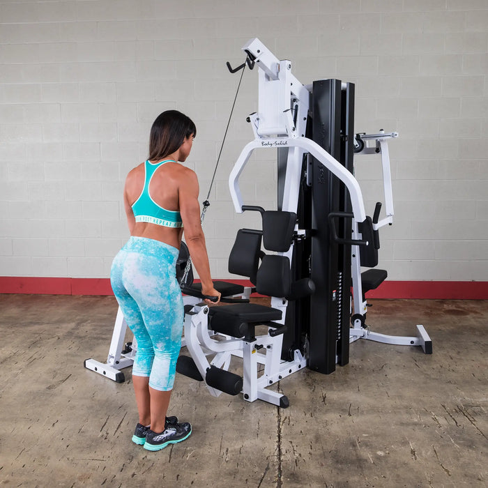 Body Solid EXM3000LPS - Multi-Station All in One Home Gym Machine Complete With 210lb Weight Stacks Body Solid