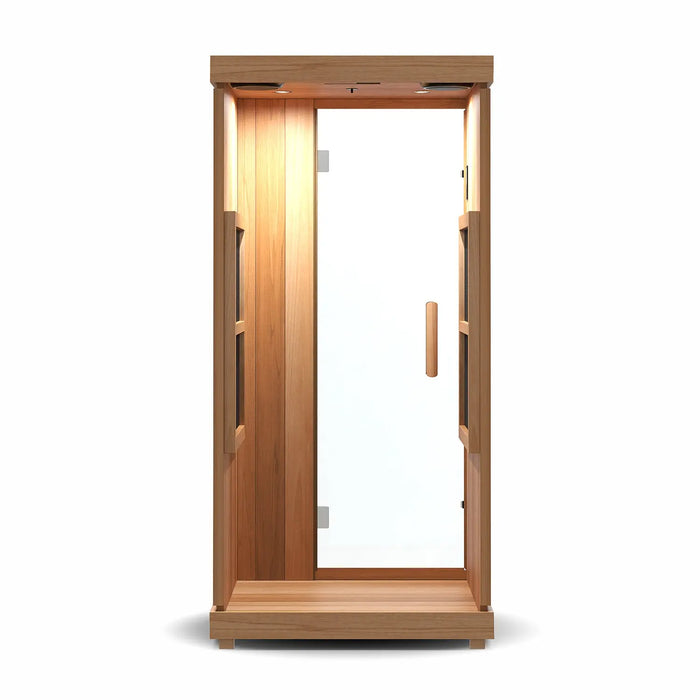 Finnmark FD-1 1-Person Full Spectrum Indoor Infrared Sauna + Red Light Therapy | FD-KN001 Finnmark