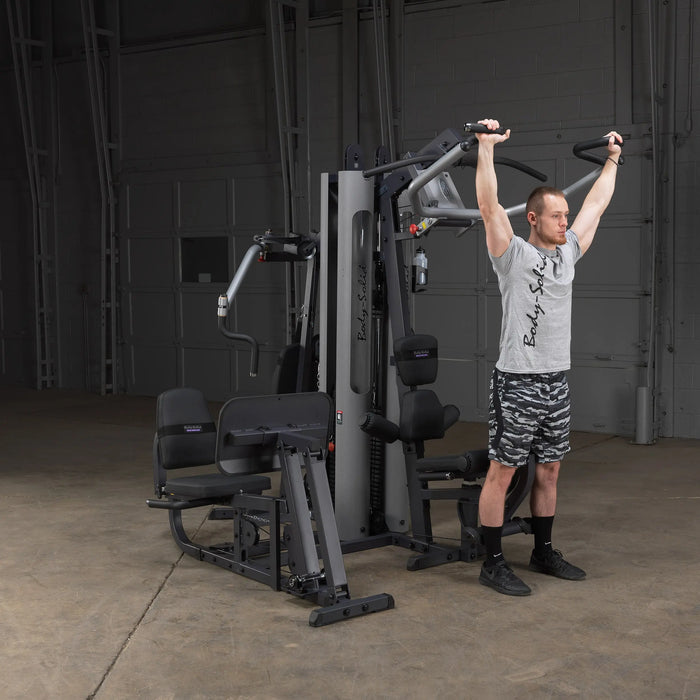Body Solid G9S - Best All in One Multi-Station Universal Home Gym Machine with Leg Press | 210lb Weight Stacks Body Solid
