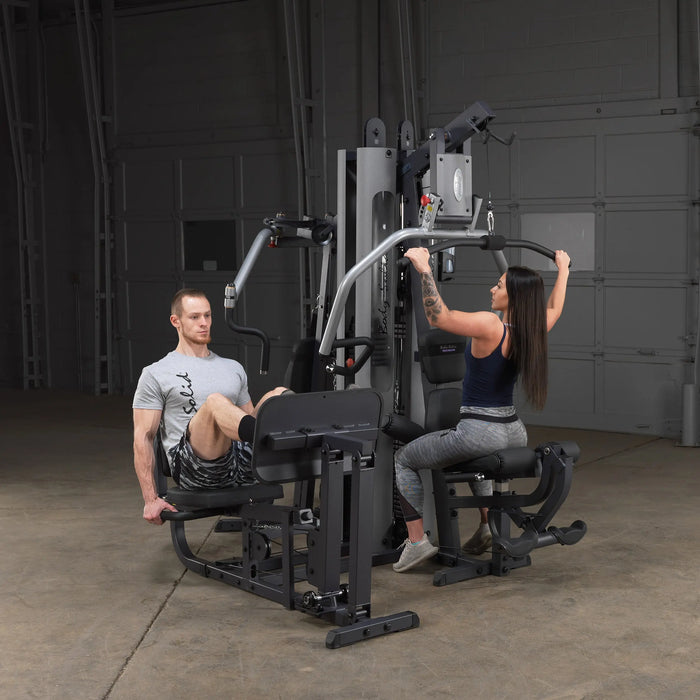 Body Solid G9S - Best All in One Multi-Station Universal Home Gym Machine with Leg Press | 210lb Weight Stacks Body Solid