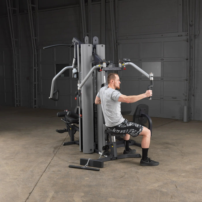Body Solid G9S - Best All in One Multi-Station Universal Home Gym Machine with Leg Press | 210lb Weight Stacks Body Solid