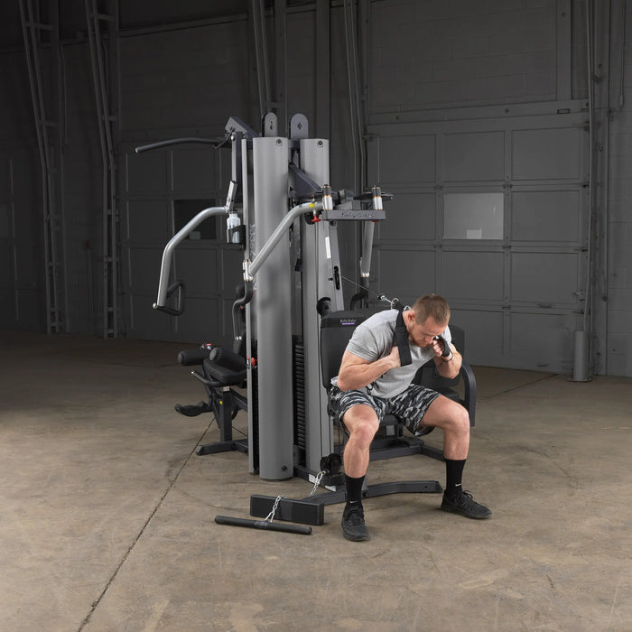 Body Solid G9S - Best All in One Multi-Station Universal Home Gym Machine with Leg Press | 210lb Weight Stacks Body Solid
