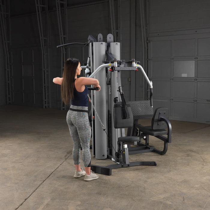 Body Solid G9S - Best All in One Multi-Station Universal Home Gym Machine with Leg Press | 210lb Weight Stacks Body Solid