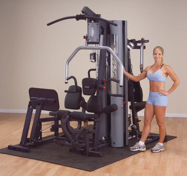 Body Solid G9S - Best All in One Multi-Station Universal Home Gym Machine with Leg Press | 210lb Weight Stacks Body Solid
