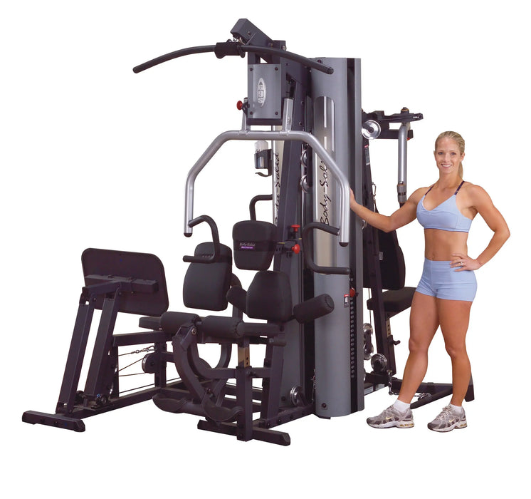 Body Solid G9S - Best All in One Multi-Station Universal Home Gym Machine with Leg Press | 210lb Weight Stacks Body Solid