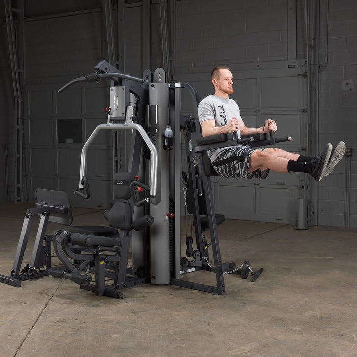 Body Solid G9S - Best All in One Multi-Station Universal Home Gym Machine with Leg Press | 210lb Weight Stacks Body Solid