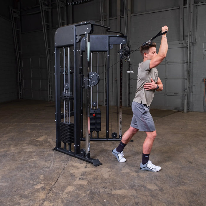 Body Solid GFT100 - Commercial Functional Trainer - Cable Cross Machine - Cable Pulley System Body Solid